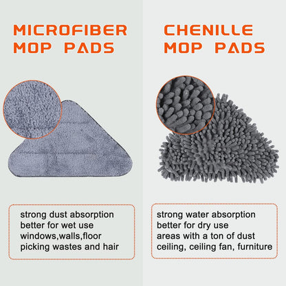 ممسحة التنظيف الشاملة للجدران والسقف والنوافذ – 3 في 1