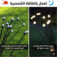 Lampes Solaires Jardin Extérieur (بالطاقة الشمسية )