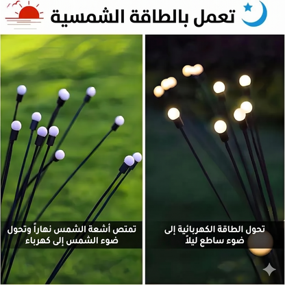Lampes Solaires Jardin Extérieur (بالطاقة الشمسية )