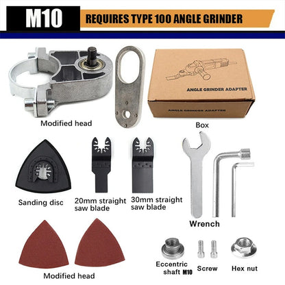 L'Adaptateur Multiple (14 pieces) 100 / 115-125 mm